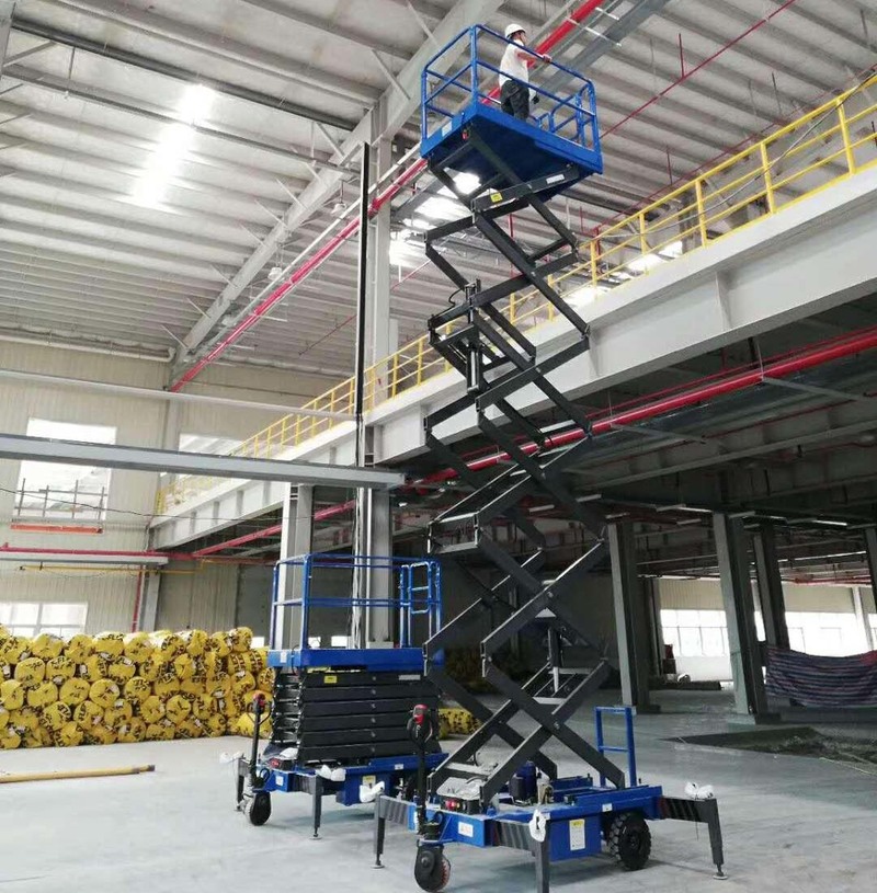 通化助力行走剪叉式高空作业平台